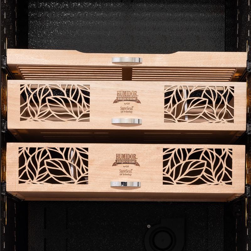 Humidor Supreme® Electronic Humidor, 9000 Series Black