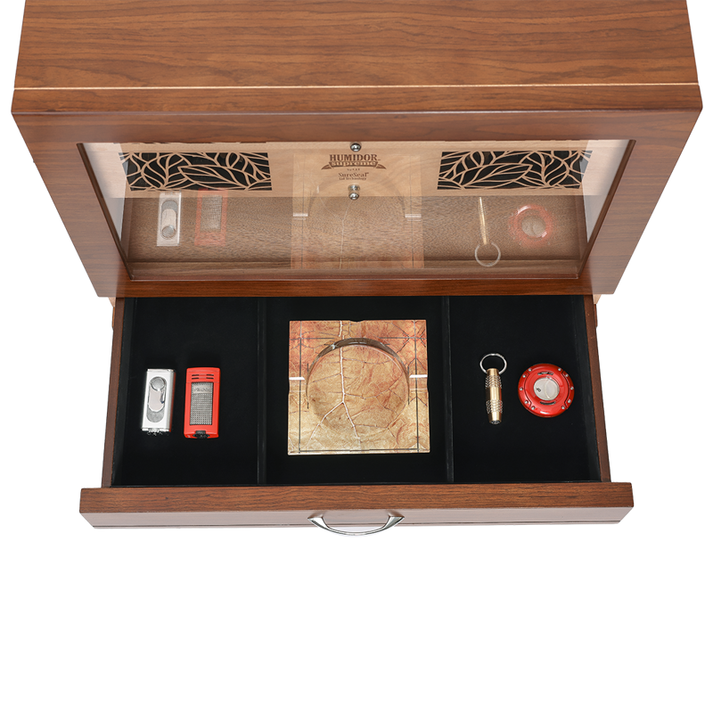 Humidor Supreme® Balthazar II End Table Humidor Walnut