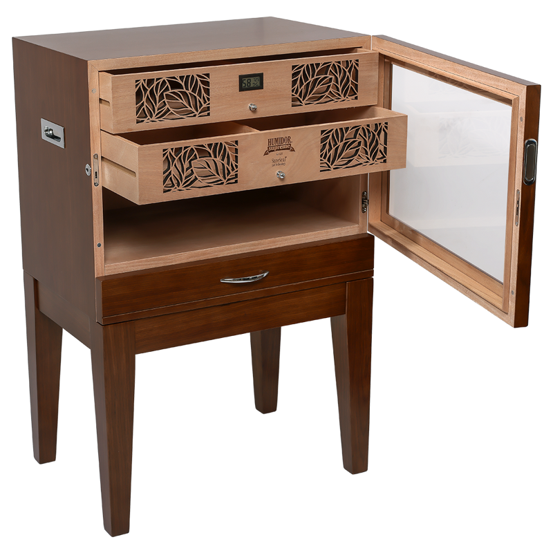 Humidor Supreme® Balthazar II End Table Humidor Walnut