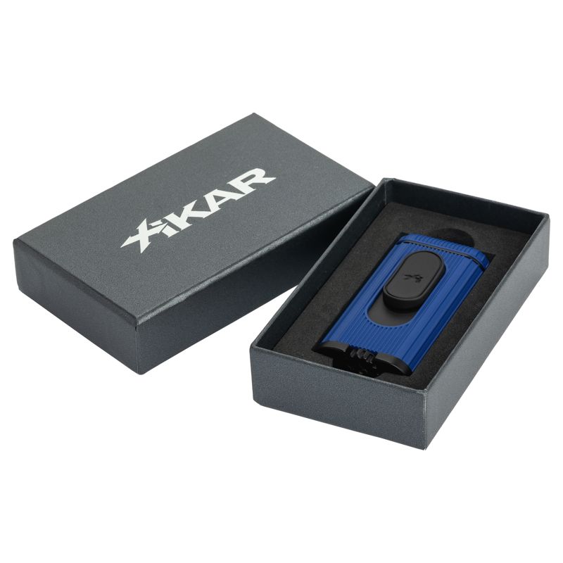 XIKAR® Hedron Lighter Blue & Black