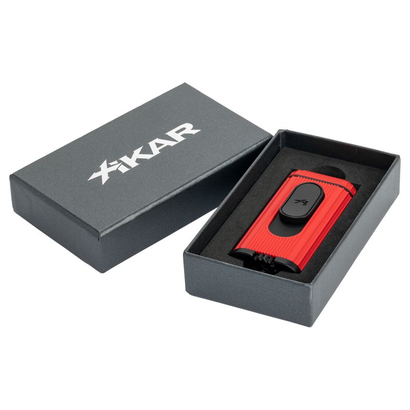 XIKAR® Hedron Lighter RED & BLACK