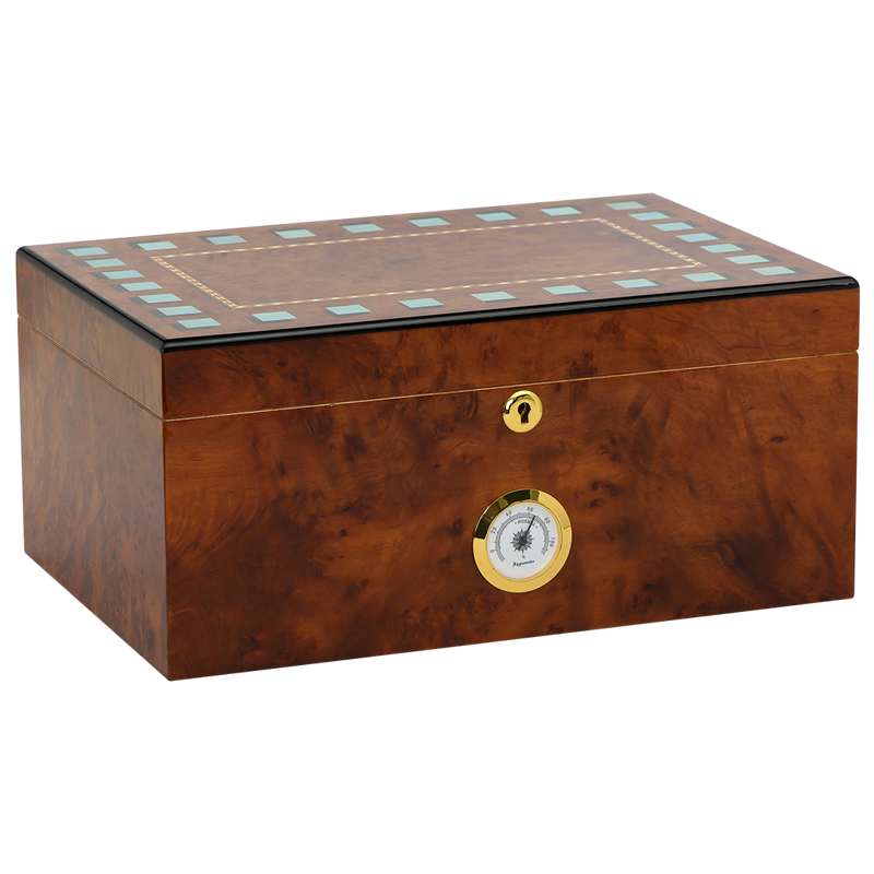 Humidor Supreme® Santorini Rustic Burl
