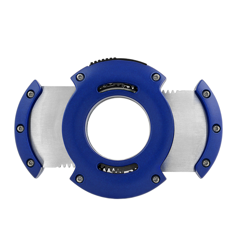 XIKAR XO Cigar Cutters Blue & Silver