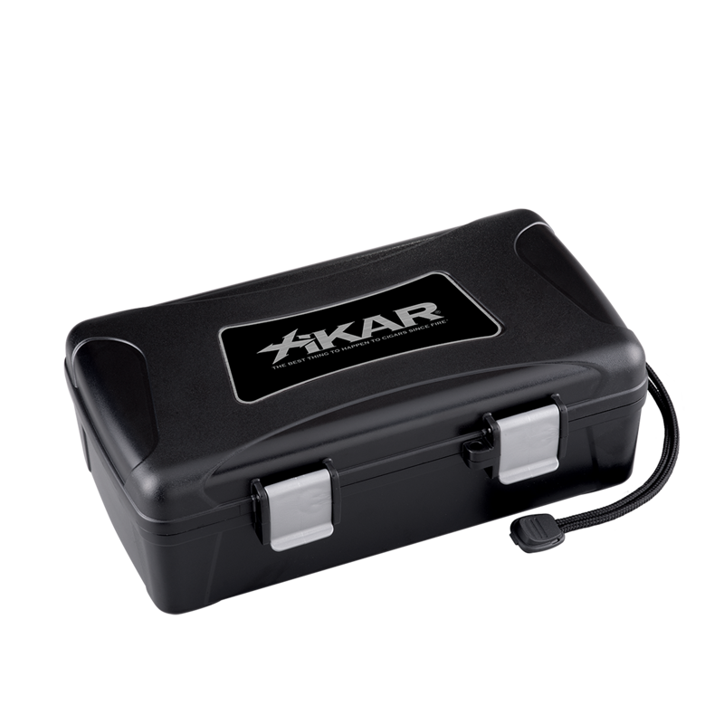XIKAR® Cigar Travel Case, 10ct Black 10CT Labeled