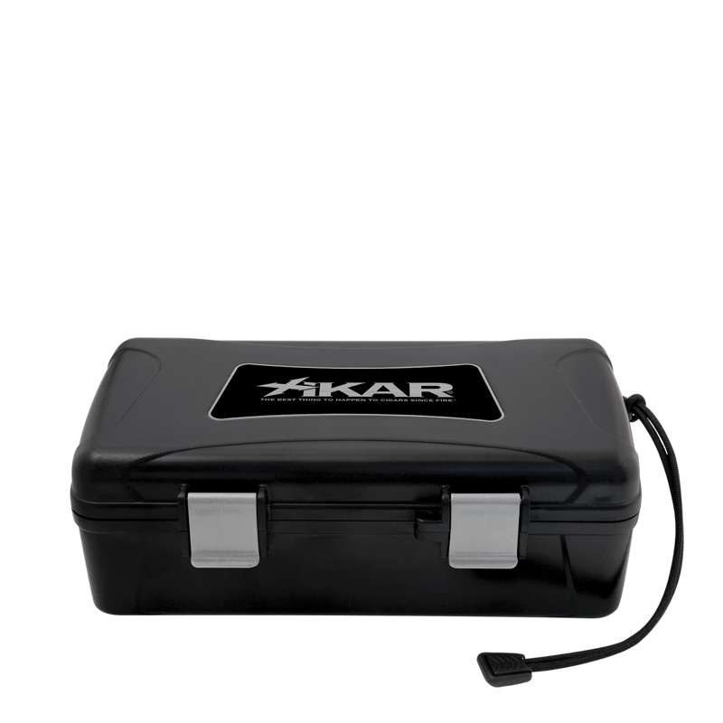 XIKAR® Cigar Travel Case, 10ct Black 10CT Labeled