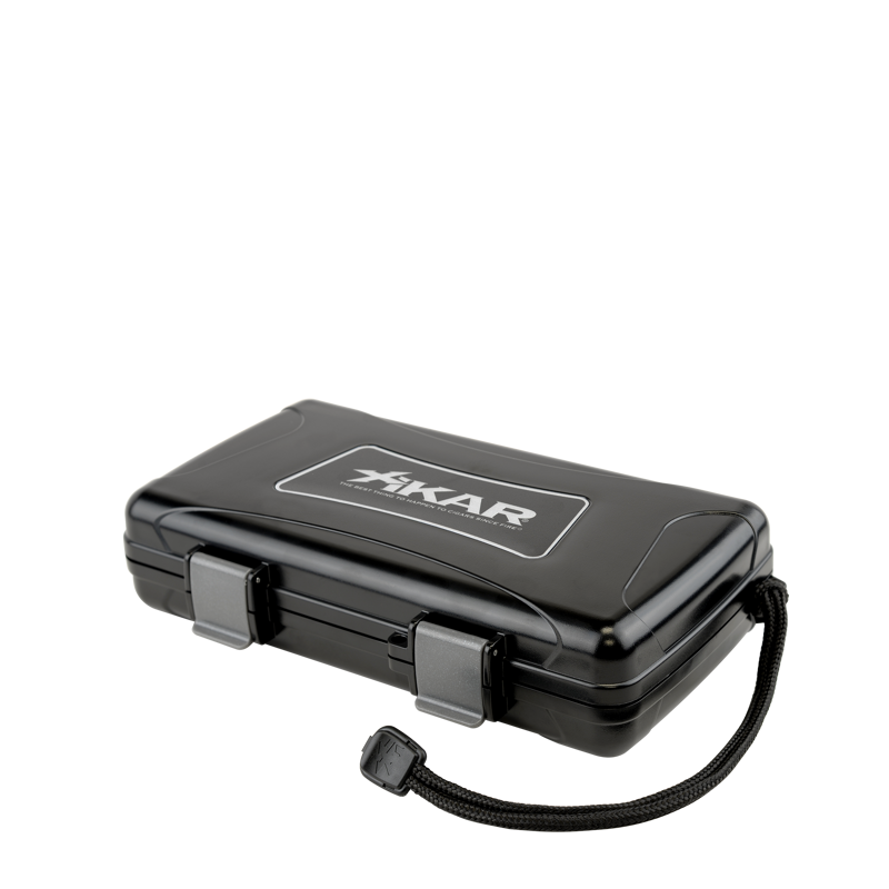 Xikar Cigar Travel Case, 5ct Black 5CT Labeled