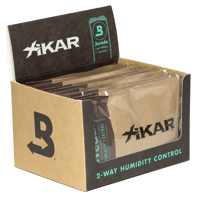 XIKAR/BOVEDA TWO-WAY HUMIDITY CONTROL 60G PACKS (RETAIL CUBES) 72pct 60 gram