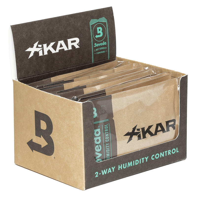 XIKAR/BOVEDA TWO-WAY HUMIDITY CONTROL 60G PACKS (RETAIL CUBES) 65pct 60 gram