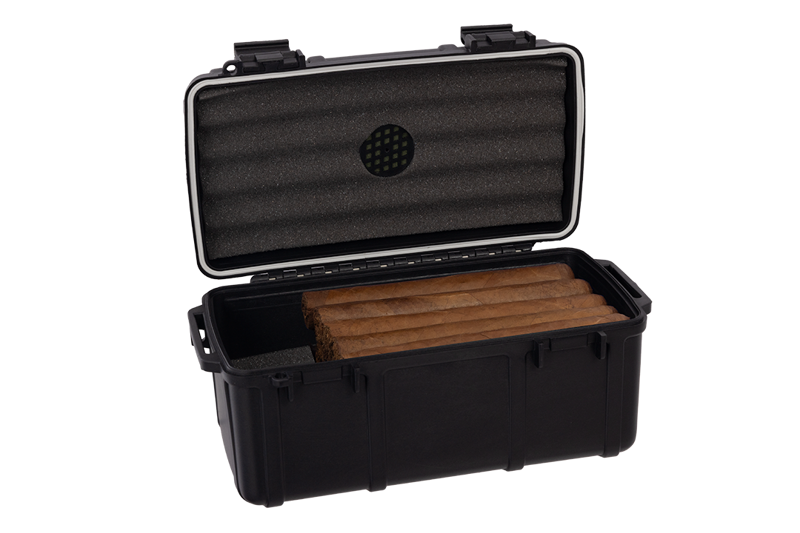 Cigar Caddy® 15ct Black 15 CT
