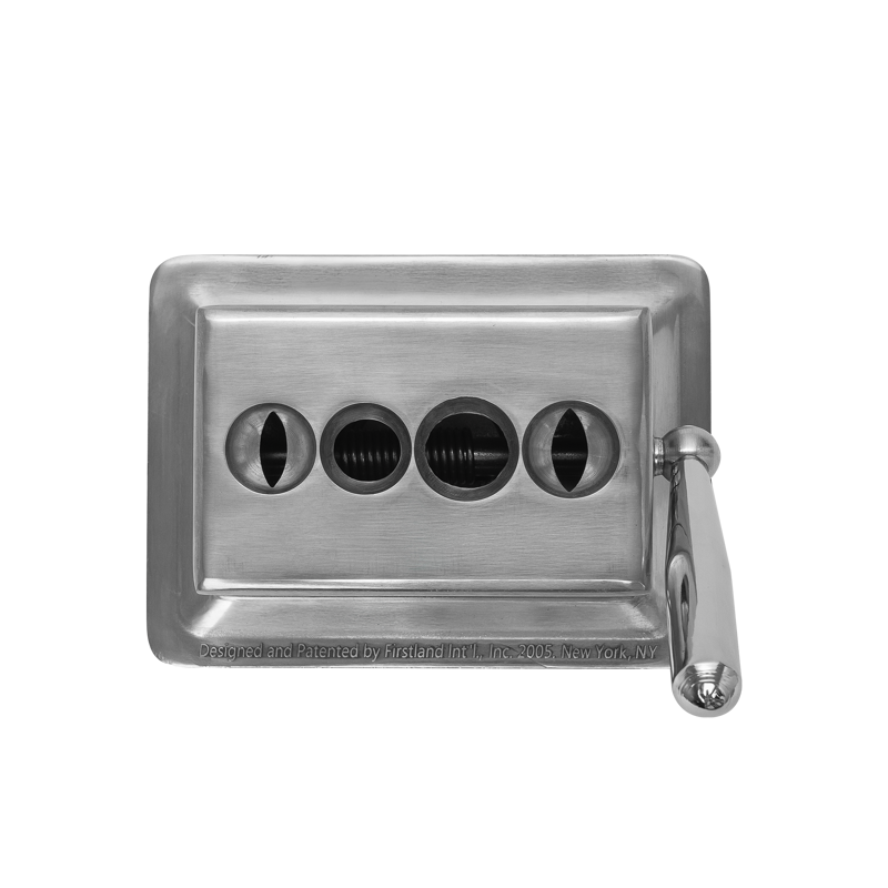 Tabletop Quad Cigar Cutter STAINLESS STEEL TABLETOP