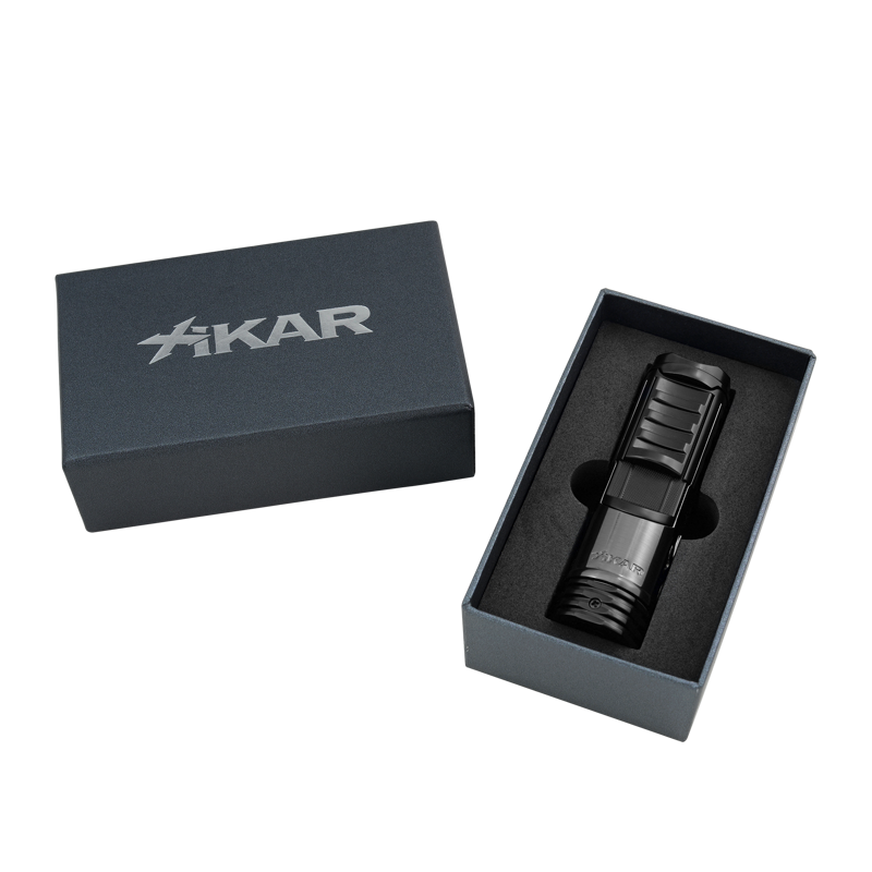 XIKAR® Tactical 1 Lighter GUNMETAL & BLACK SINGLE