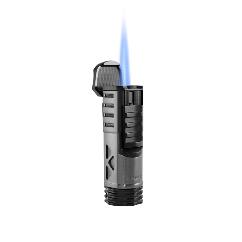 XIKAR® Tactical 1 Lighter GUNMETAL & BLACK SINGLE