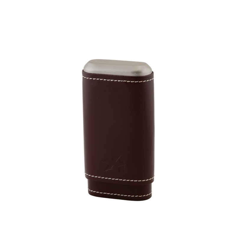 Xikar Envoy Leather 3 Cigar Holder Cognac 3Ct
