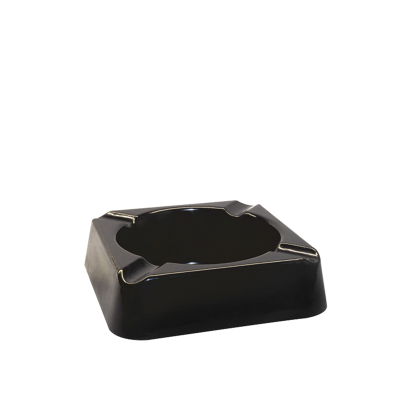 Stinky Cigar Composite Ashtray Black 4 SQUARE