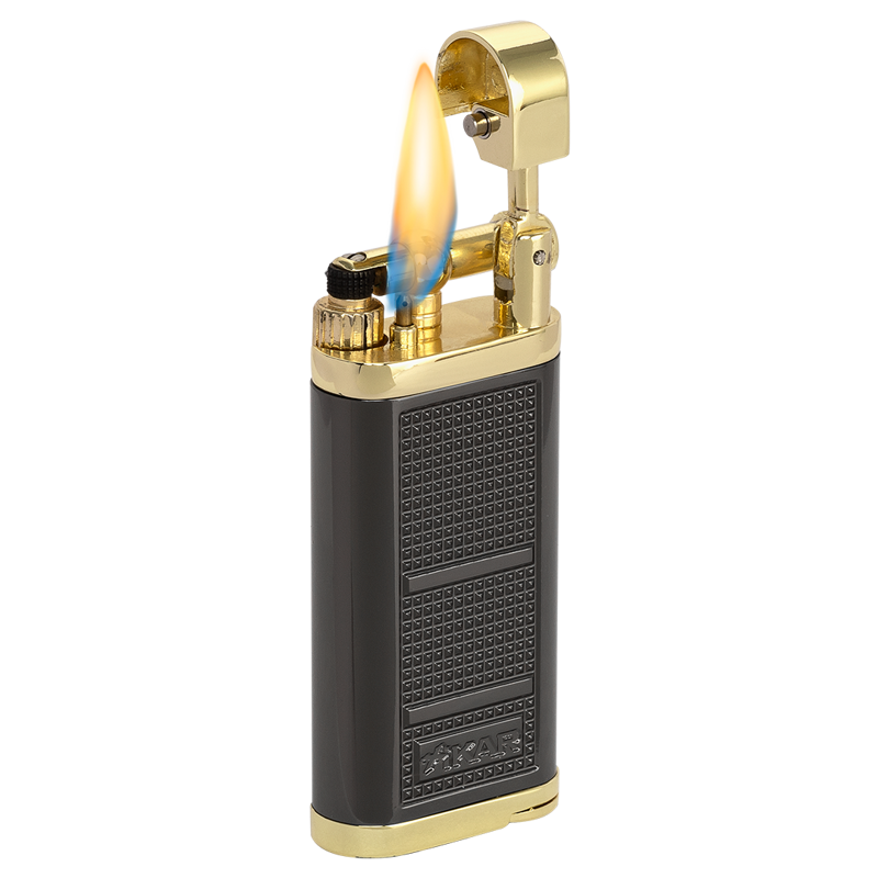 Xikar Pipeline Lighter Black & Gold SOFT