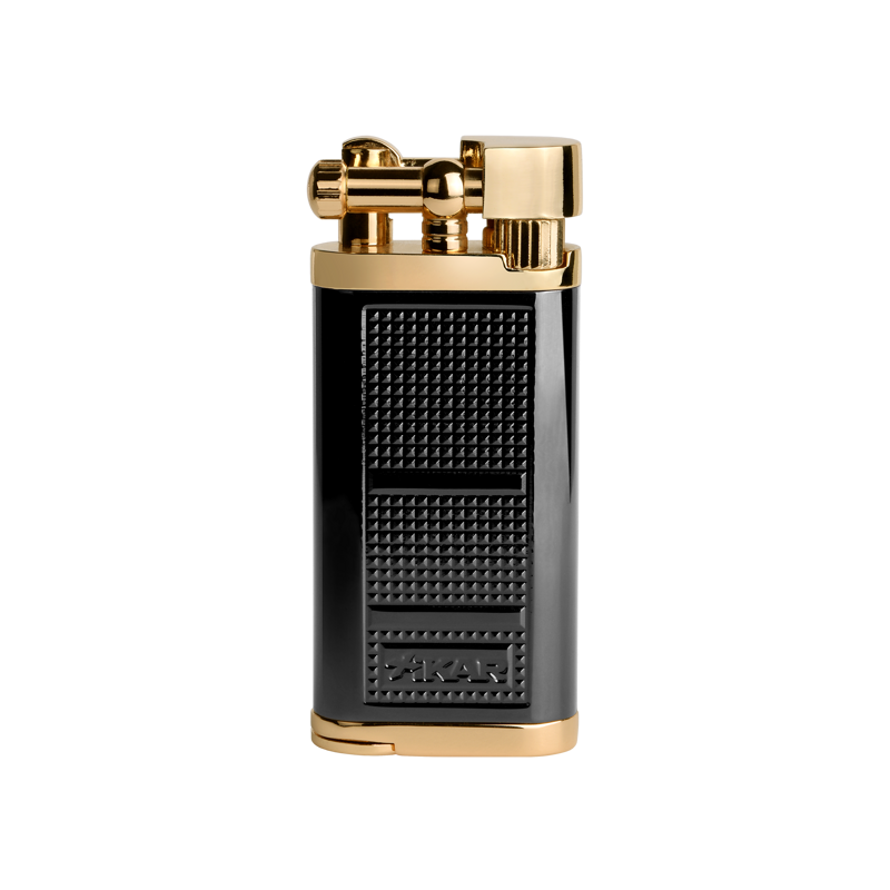 Xikar Pipeline Lighter Black & Gold SOFT
