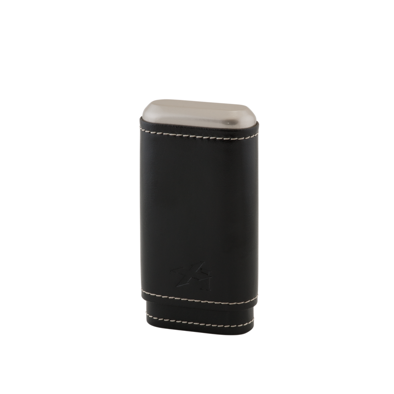 Xikar Envoy Leather 3 Cigar Holder Black 3Ct