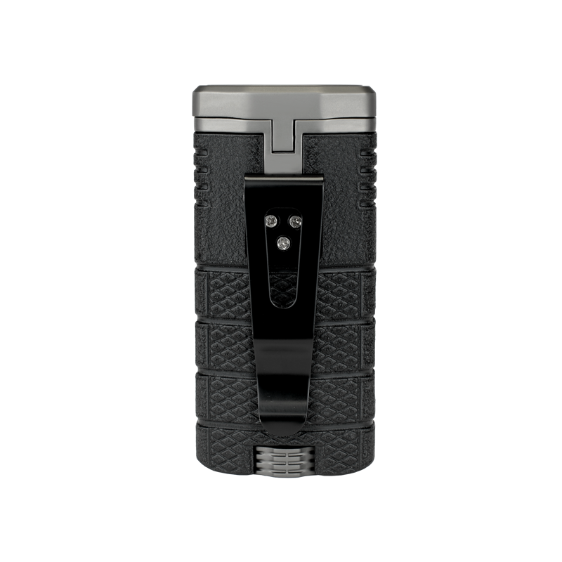 Xikar Tactical Triple Flame Lighter Black & Gunmetal TRIPLE