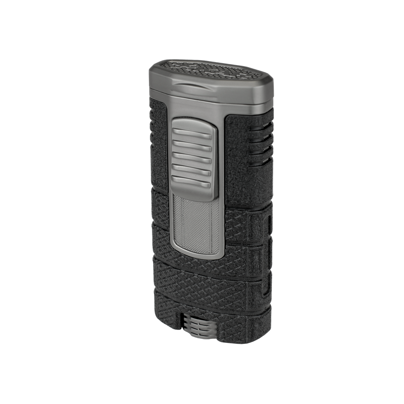 Xikar Tactical Triple Flame Lighter Black & Gunmetal TRIPLE