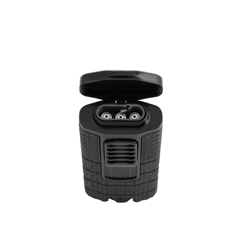 Xikar Tactical Triple Flame Lighter Black TRIPLE