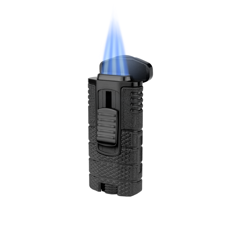 Xikar Tactical Triple Flame Lighter Black TRIPLE