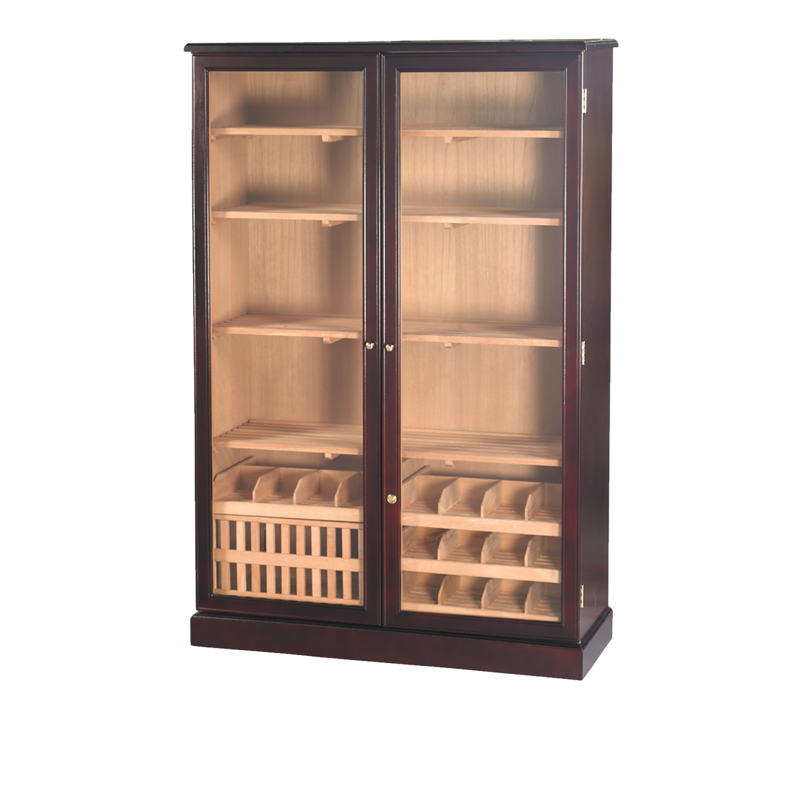 Commercial Display 4000 Cabinet Humidor Dark Mahogany STANDING DISPLAY (2000-5000CT)