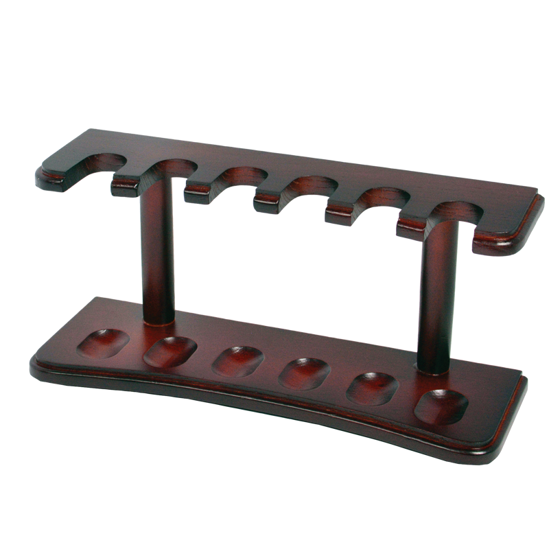 3 Pipe Rack Walnut 4 RACK