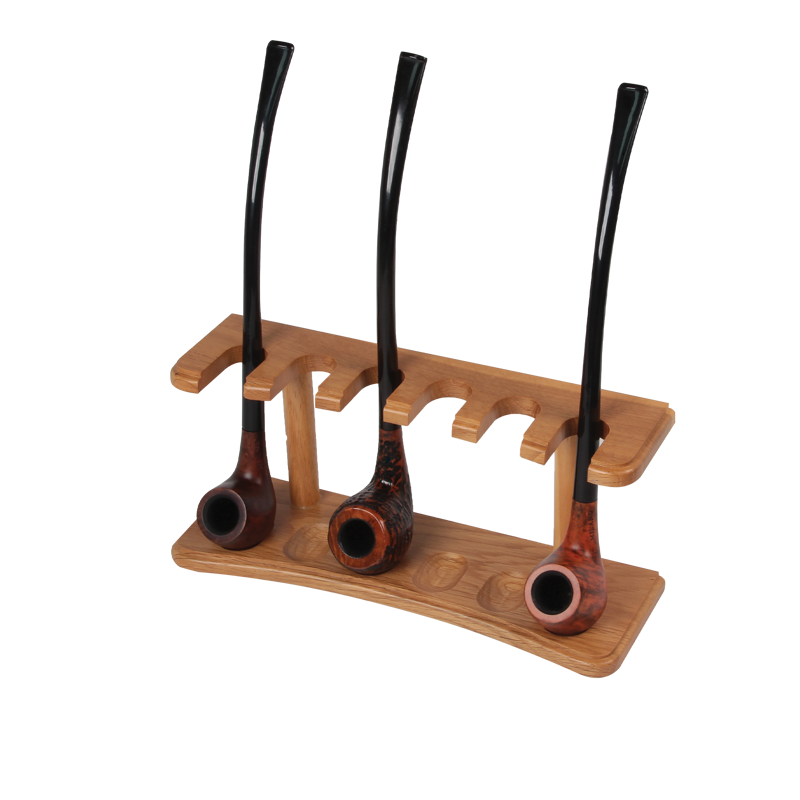 3 Pipe Rack Walnut 4 RACK