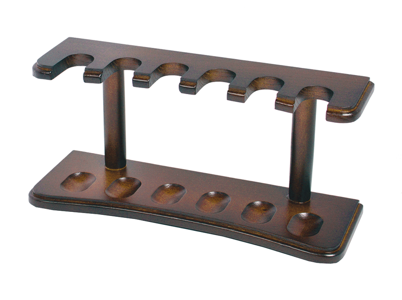 3 Pipe Rack Walnut 4 RACK