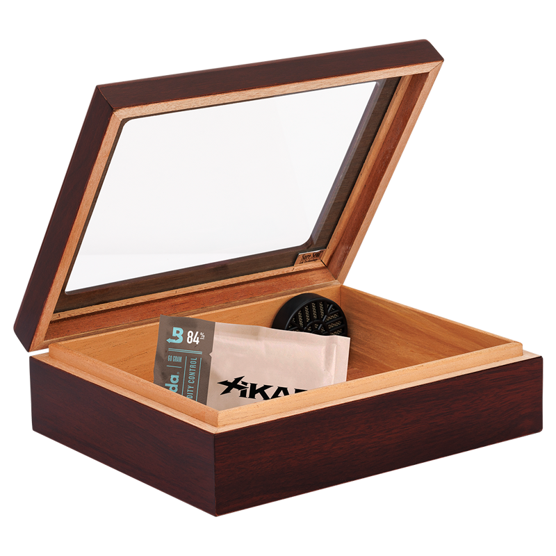 Humidor Supreme® 20 Count Traveler Glasstop Humidor