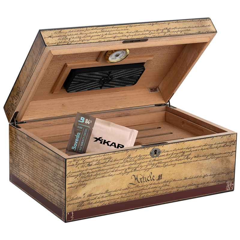 Humidor Supreme® Constitution Desktop Humidor