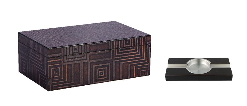 Humidor Supreme® and Quality Importers Ashtray Gift Set