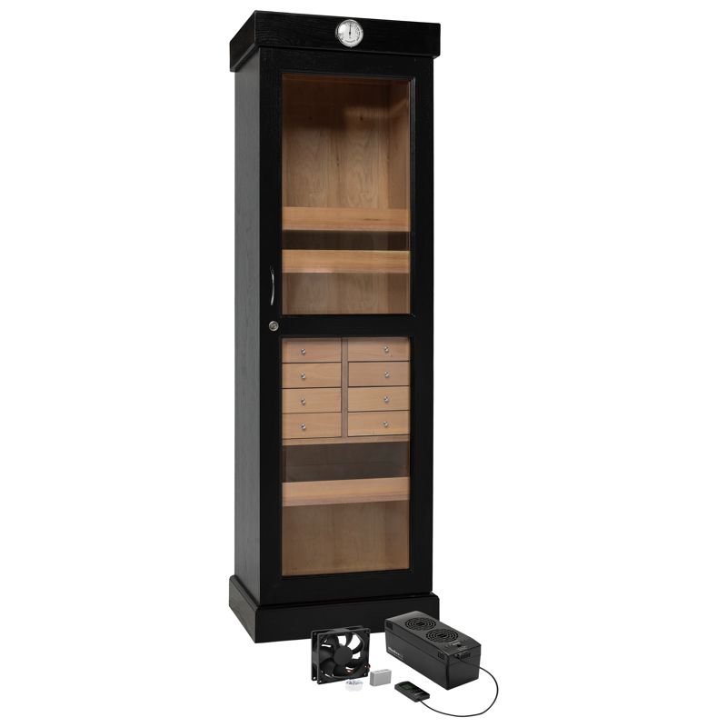 Humidor Supreme® Black Cigar Tower Kit