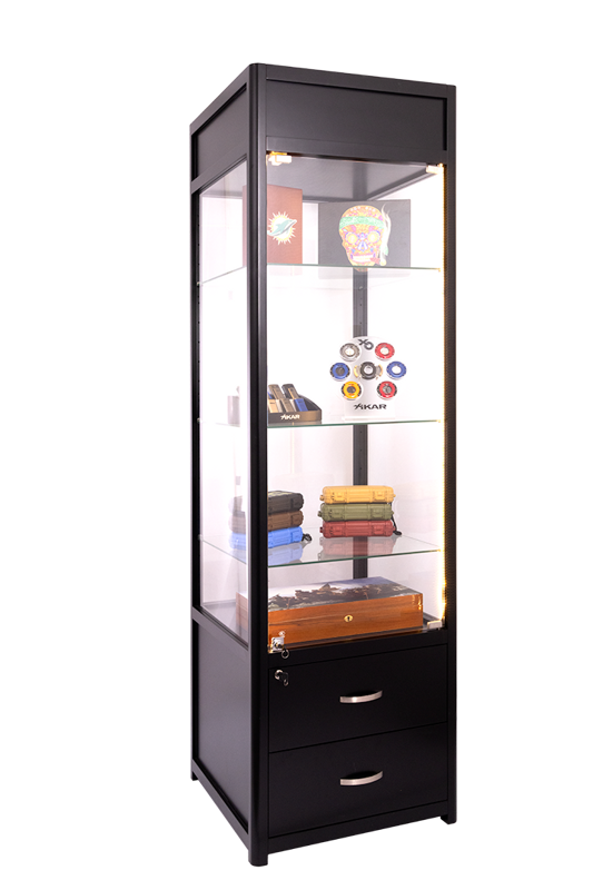 Humidor Supreme® Merchandise Display, WD-350 Black