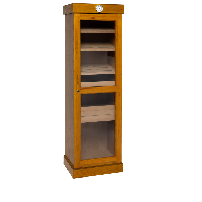 COMMERCIAL DISPLAY HUMIDOR 2000  TOWER SHELF UNIT MAHOGANY