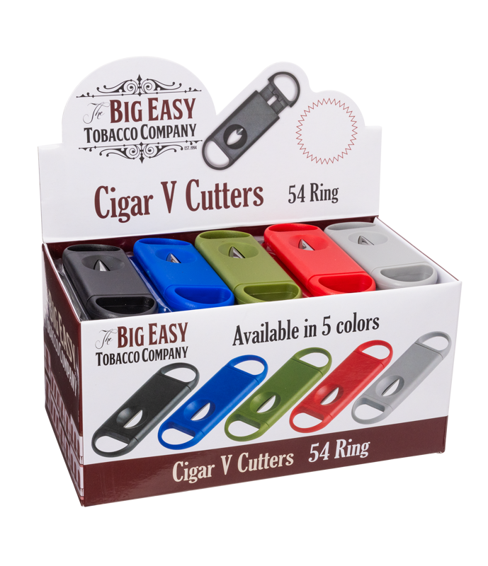 The Big Easy Tabacco Company® V-Cut Cigar Cutter Assorted Colors