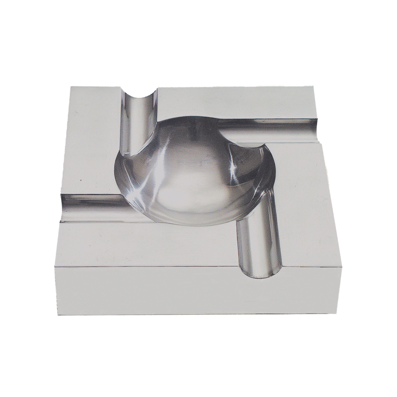Quality Importers Contemporary Cigar Ashtray STAINLESS STEEL RECTANGULAR