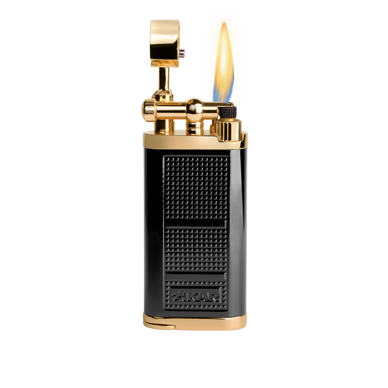 Xikar Pipeline Lighter Black & Gold SOFT