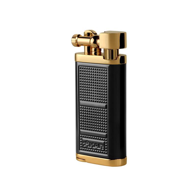 Xikar Pipeline Lighter Black & Gold SOFT