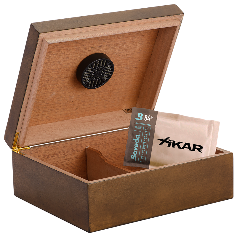 Humidor Supreme® Rawhide Desktop Humidor