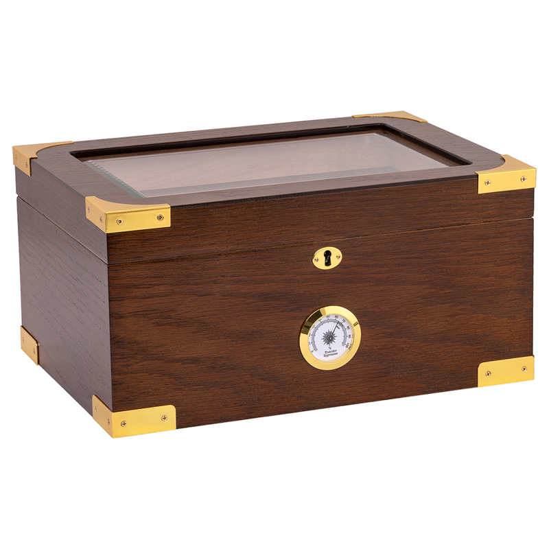 Milano Elegant Glasstop Humidor by Humidor Supreme®