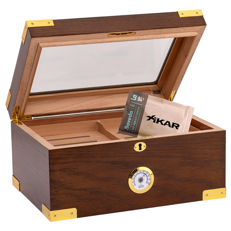 Milano Elegant Glasstop Humidor by Humidor Supreme®