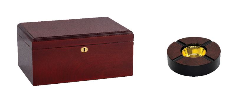 Humidor Supreme® and Quality Importers Ashtray Gift Set