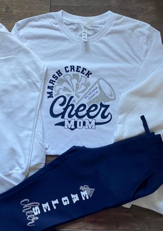 Custom Cheer Mom Shirt (T-Shirt)