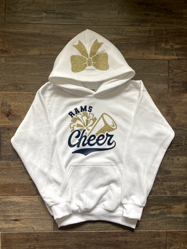 Custom Cheer Top - Pom Pom / Megaphone (T-Shirt)