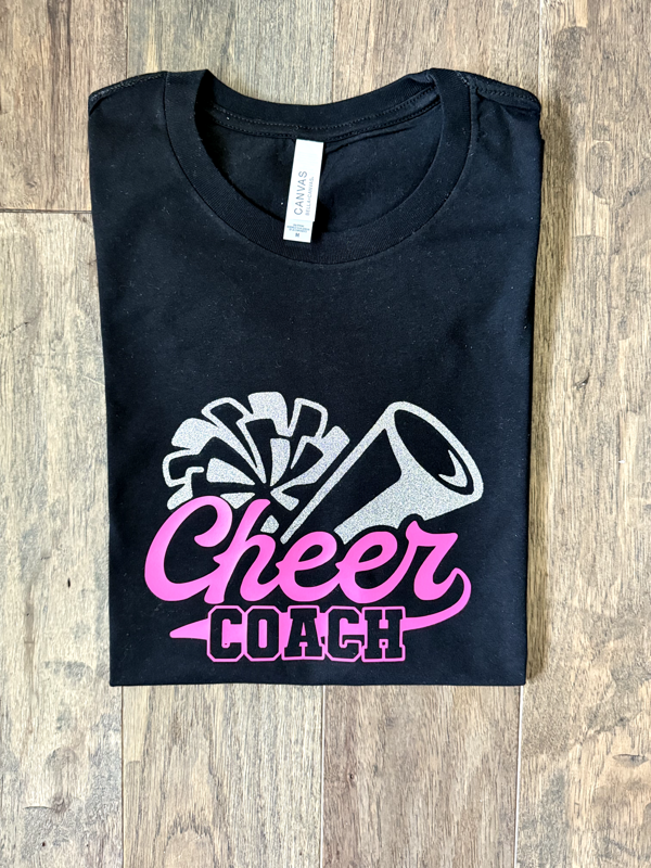 Custom Cheer Coach Top - Front Design (T-Shirt)