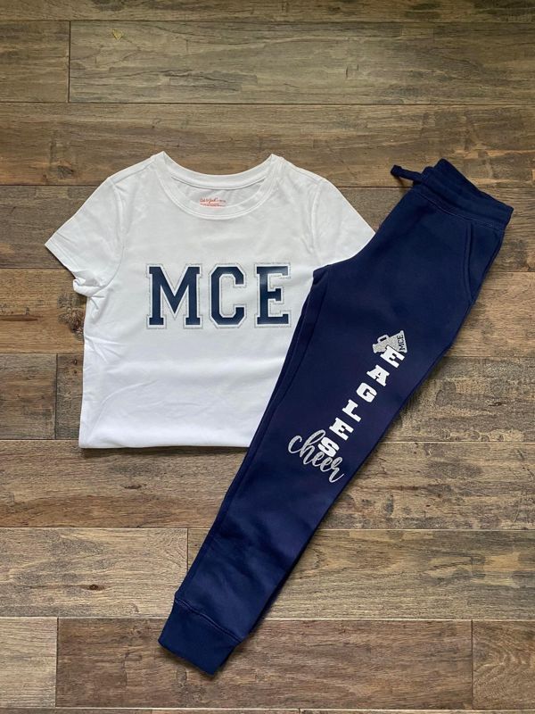 Girls Youth Cheer Joggers (Navy)
