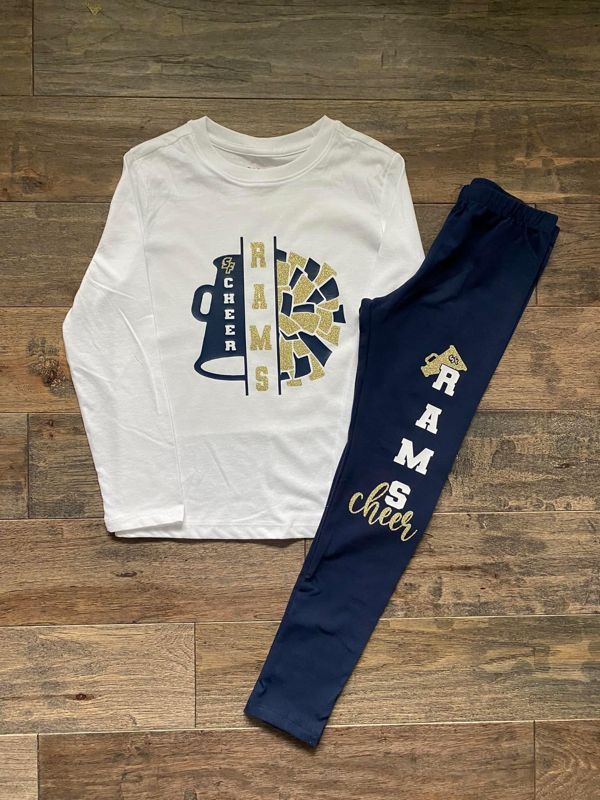 Girls Youth Cheer Joggers (Navy)