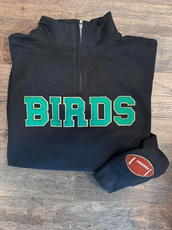 Birds Patch Sweatshirt (Crewneck Sweatshirt)