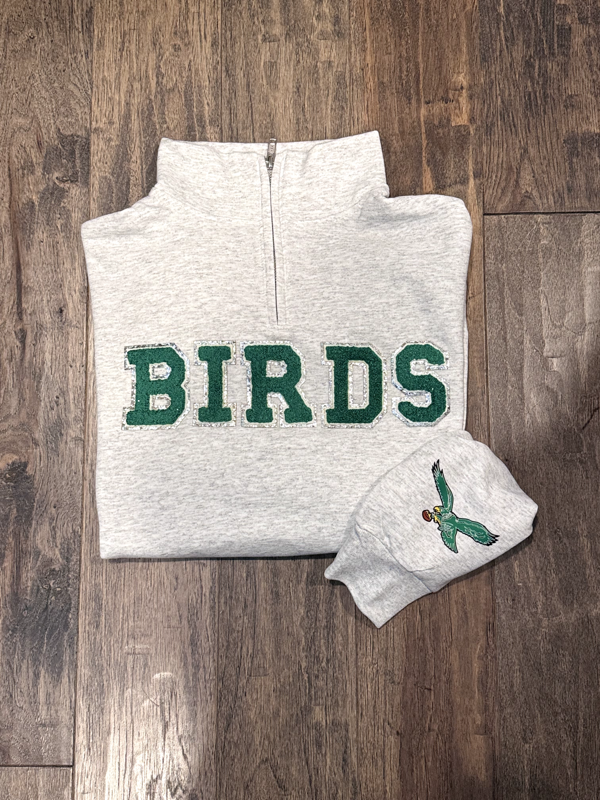 Birds Patch Sweatshirt (Crewneck Sweatshirt)